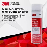 Chai Xịt Tẩy Keo - Nhựa Đường - Tẩy Đa Năng 3M 08987 dễ dàng tẩy sạch vết dính keo, nhựa đường, không bong sơn