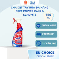 Chai Xịt Tẩy Rửa Đa Năng Bref Power Kalk & Schumtz 750ml Sạch Vết Bẩn Cứng Đầu, Hiệu Quả Vượt Trội