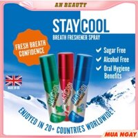 Chai xịt thơm miệng Staycool nhập khẩu Anh Quốc  Giúp hơi thở bạn thơm mát cả ngày- AN BEAUTY