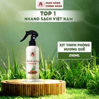 Chai Xịt Thơm Phòng Tinh Dầu Quế AN AN Khử Mùi 250ml Đuổi Muỗi Hiệu Quả.