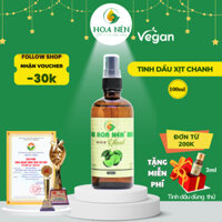 Chai xịt Tinh dầu Chanh 100ml - Hoa Nén - Hương thơm mát, khử mùi, ẩm mốc, đuổi muỗi, côn trùng