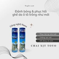 Chai xịt Toyo đánh bóng ghế da xe trở lại như mới chỉ trong một nốt nhạc
