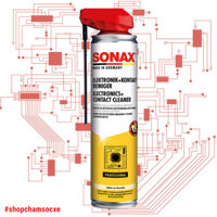 Chai xịt vệ sinh bo mạch điện tử Sonax Electronics + Contact Cleaner 400ml