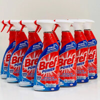 Chai Xịt Vệ Sinh Đa Năng Cho Nhà Tắm Bref Power 750ml xịt vệ sinh tẩy cặn canxi inox, vòi sen, vách kính hiệu quả