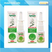 Chai xịt vệ sinh mũi, họng xuyên tâm liên Agenytin New Chai15ml - Combo 2 hộp