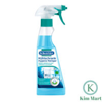 Chai xịt vệ sinh tủ lạnh bằng cồn sinh học Dr.Beckmann 250ml Hygienereiniger Kühlschrank mit Bio-Alkohol - Nhập khẩu Đức