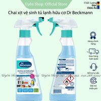 Chai Xịt vệ sinh Tủ Lạnh Hữu Cơ Dr Beckmann 250ml, Làm Sạch, Khử Mùi tủ lạnh, Tủ Đông các loại