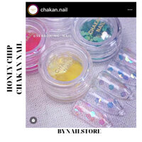 [Chakan nail] Nhũ vảy cá Honey chip Hàn Quốc (1 hủ)