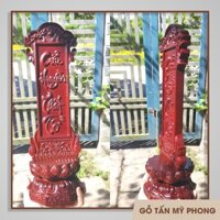 Chạm khắc theo yêu cầu Bài vị thờ - Linh vị thờ - Hương vị gỗ Cửu Huyền Thất Tổ, thờ gia tiên