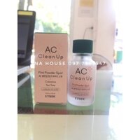 Chấm Mụn Etude House AC Clean Up Pink Powder Spot 15ml( tặng 1 mask cấp ẩm)