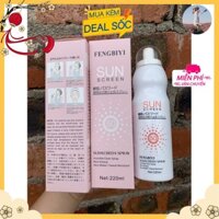 Chăm sóc da mặt - Kem chống nắng Sun Screen SPF 50, dạng xịt chính hãng Nhật Bản ngăn tia cực tím khói bụi, cung cấp ẩm