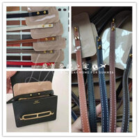 [Chăm sóc túi sang trọng] constance Pig Nose Bag Dây đeo ví được sửa đổi Dây đeo vai đeo chéo cơ thể mỏng kelly Dây đeo da bò lớp một