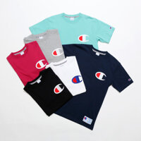 Champion 's Mới Big C Cổ Điển Thêu Logo Nhỏ Họa Tiết Áo Thun Tay Ngắn Cho Nam Nữ Hợp Thời Trang Thương Hiệu C3F362