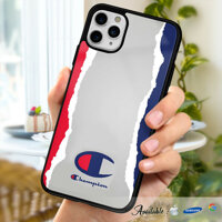 Champion_Transparent Kính Cường Lực Điện Thoại Ốp Lưng Iphone 6 S 7 8 X XR XS Max 11 Pro Samsung Galaxy S8 Plus Huawei Mate 20