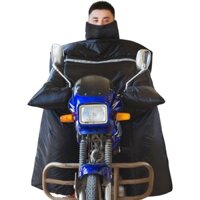 chăn ấm, chống gió cho xe máyChùm cong  xe máy chăn mùa đông không thấm nước dày ấm điện gió chống thấm chă