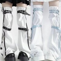 Chân Ấm Nóng Cô Gái Chân Tay Bông Tai Kẹp Đùi Cao Ren Tất Xù Tất Chắp Vá Q0g4