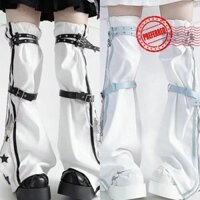 Chân Ấm Nóng Cô Gái Chân Tay Bông Tai Kẹp Đùi Cao Ren Quần Legging Chắp Vá Tất Chân A6y8