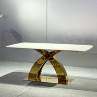 Chân bàn ăn chữ X cong