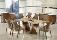 Chân bàn ăn gỗ công nghiệp CBA824