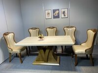 Chân bàn ăn gỗ công nghiệp CBA613