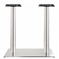 Chân bàn ăn inox đôi tròn LACB11