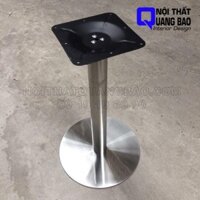 Chân Bàn Coffee Inox Tròn 201, Không Bao Gồm Mặt Bàn (QB-CBCF02)