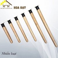 Chân bàn gỗ tiện tròn Vinahardware, hai đầu bo - VNH3560H700  										 										 - 35x60x720mm