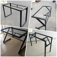Chân Bàn Lắp Ráp, khung chân bàn sắt KT 110x 48 x72 , 90 x48 x 72