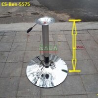 Chân bàn mạ inox tăng chỉnh 55-75cm CS-Ben-5575