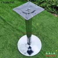 Chân bàn sắt mạ inox mâm tròn 45cm