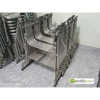 Chân bàn xếp inox phi 25