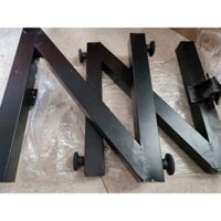 Chân Bàn Z Bệt làm bàn học, chân bàn ăn gấp gọn {GIÁ TẠI XƯỞNG} Nguyên chân sắt ngồi bệt sơn tĩnh điện màu đen