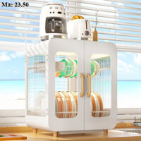 Chạn bát đĩa 2 tầng bằng thép phun sơn tĩnh điện, giá úp bát đậy kín 23.50