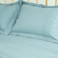 Chăn bốn mùa EVERON Micro Bamboo họa tiết trơn MB2301-04 200x220cm hiện đại, sang trọng - Xanh blue MB2302BL