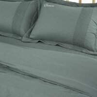 Chăn bốn mùa EVERON Micro Bamboo họa tiết trơn MB2301-04 200x220cm hiện đại, sang trọng - Grey MB2304GR