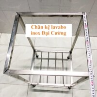 chân bồn rửa chén/ chậu rửa tay 1 hộc inox kích thước 42x37x80
