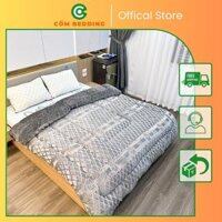 Chăn Bông Mùa Đông COCO Chăn Lông Thỏ Mùa Đông Dày Dặn Chăn Mềm Tuyết Lông Thỏ Đại Hàn Siêu Ấm