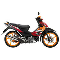 Chắn bùn A trước Wave RSX 100 năm 2008 tem Repsol màu xanh đen*PB383M* (61110KVRV80ZA)