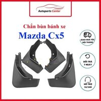 Chắn bùn bánh xe Mazda CX5/ CX-5 2018- 2019 2020 2021 2022 - Bộ 4 miếng nhựa dẻo