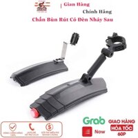 Chắn bùn rút gọn xe đạp thể thao có đèn hậu nháy sau