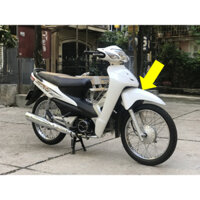 Chắn bùn trước - Dè A trước xe Wave anpha cá, 50cc, màu Trắng RS-nhựa ABS loại đẹp