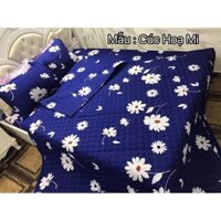 CHĂN CHẦN BÔNG COTTON POLY HOA CÚC TRẮNG LỚN