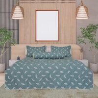 Chăn chần gòn Hometex cotton in hoa văn - B - 160x200cm