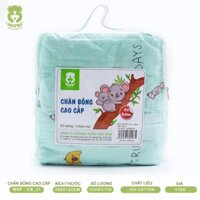 Chăn cho bé Mipbi - Chăn trần bông cotton mềm mại in họa tiết trẻ em kích thước 100x120cm