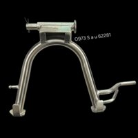 Chân chống đứng, giữa xe SIRIUS.... trắng inox cao cấp