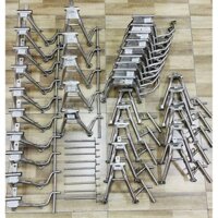 Chân chống nghiêng, đứng - gác máy, đạp thắng inox 304 dành cho nhiều loại xe