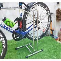 CHÂN CHỐNG XE ĐẠP CHỮ L CÓ MÓC BÊN INOX