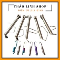 Chân chống xe máy Exciter/winner/vario/wave/dream/fuled/sirius inox đặc 304 (kèm lò xo)