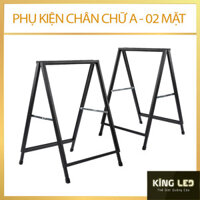 Chân Chữ A ( Không Kèm Bảng) Hiển Thị 2 Mặt Cho Bảng Hộp Đèn LED, Biển LED Quảng Cáo Menu LED Làm Biển Vẫy Quảng Cáo