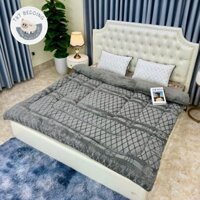Chăn COCO Lông Thỏ Đại Hàn 200x220 3.8-4kg - 3 Lớp Lông Mềm Mượt Hàng Xuất Nhật Loại 1